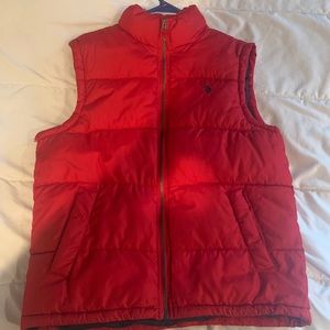 Red polo vest